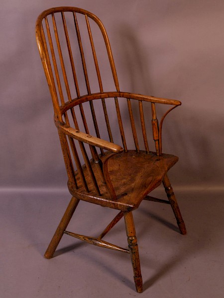 An 18th century Stick Back Windsor Chair