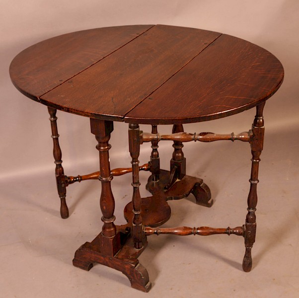 A Rare very small 17th century Gate Table