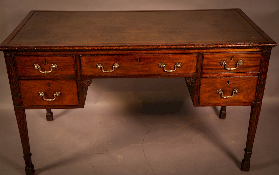 A Georgian Desk in Mahogany