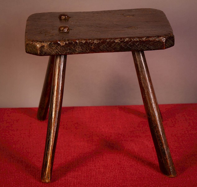 Primative 4 leg stool