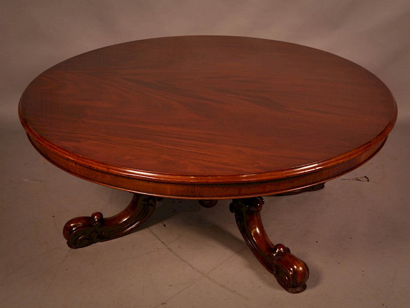A Victorian Low Coffee Table (adapted)