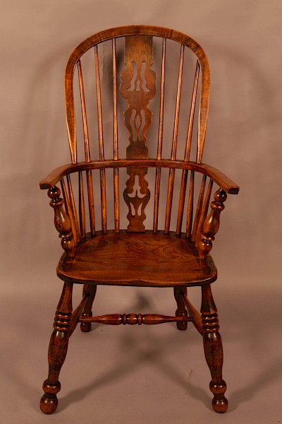A Super High Back Windsor Chair