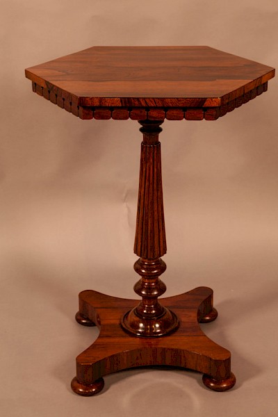 A good Wiliam IV occaisional table in Rosewood