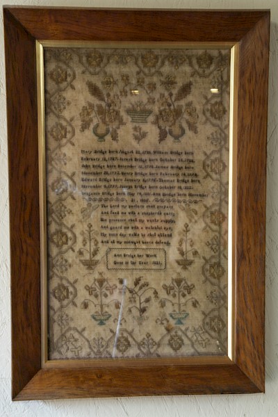 Family of Bridge Sampler Ann Bridge her work 1821