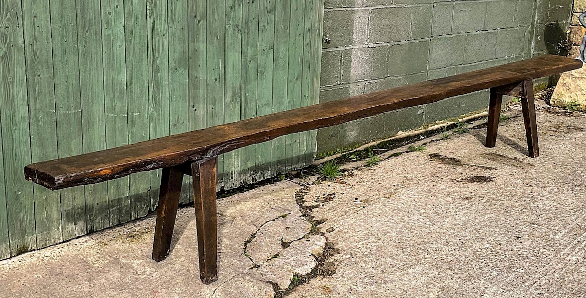 An 18th century Oak Bench from Bishopthorpe Palace York