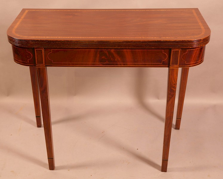 Georgian Mahogany Games Table