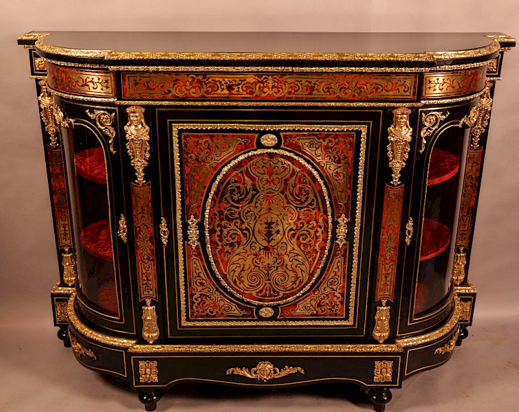 A Fabulus Boulle Work Credenza Victorian