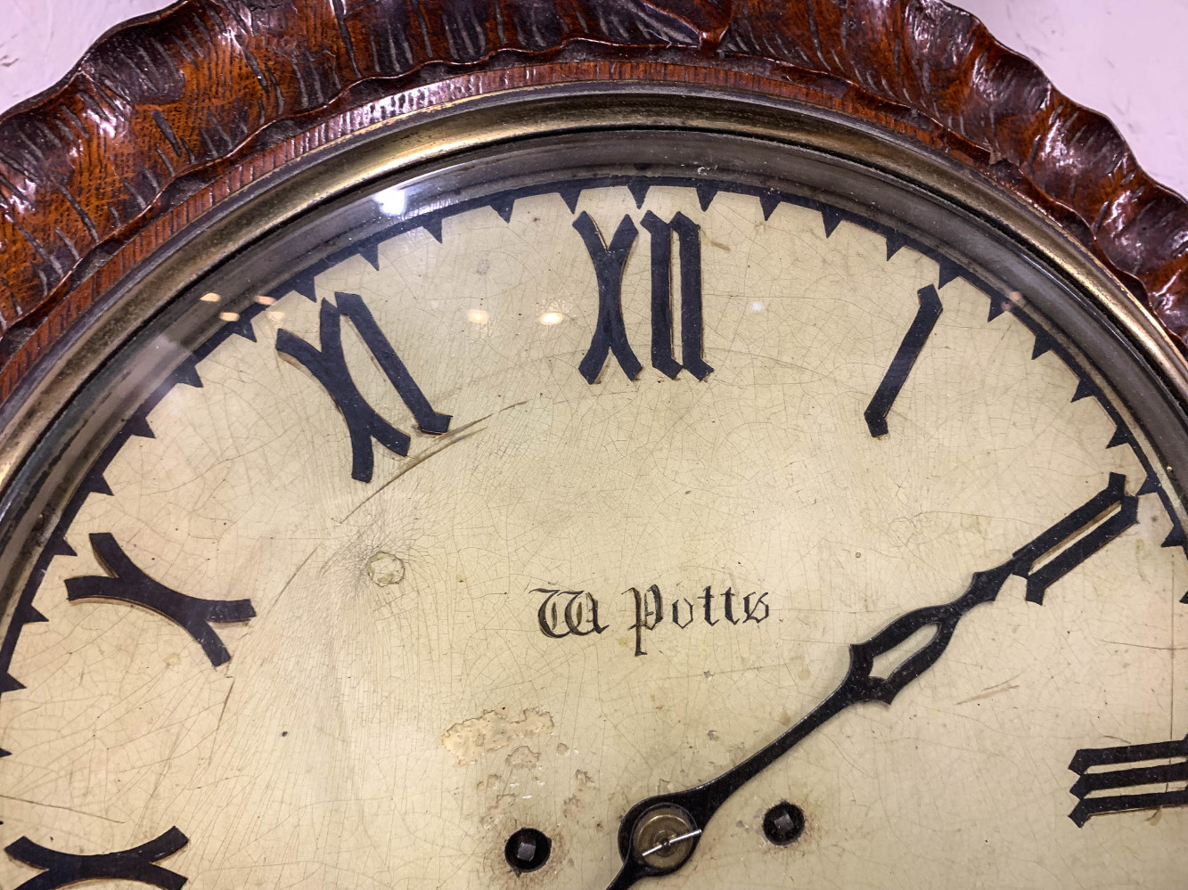 A Rare Tavern Clock by William Potts of Pudsey Leeds | Wickersley Antiques