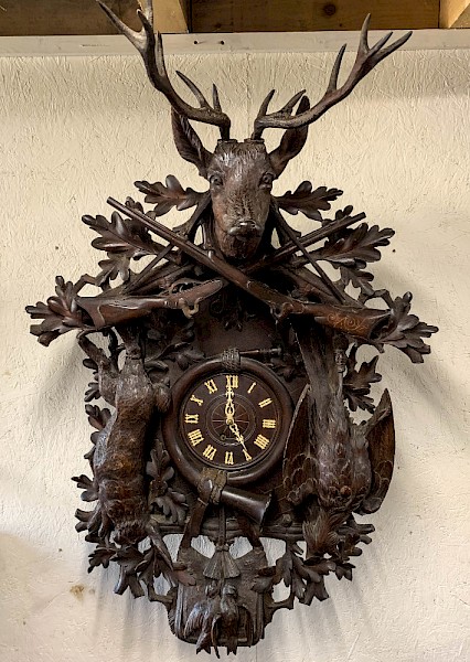 A Fabulus  Massive Black Forest Wall Clock
