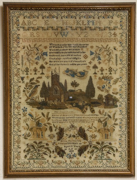A Fine and Detailed sampler Emma Manwaring 1834