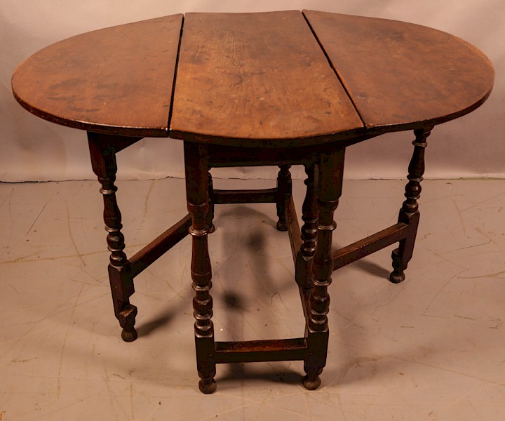 A Small 17th century Gate Leg Table