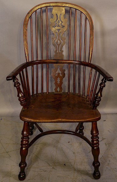 High Back Yew Wood Windsor Chair Gabbitass Worksop