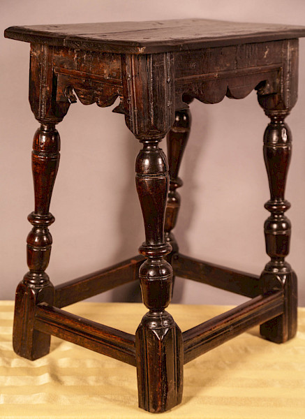 A Good 17th century Joint Stool
