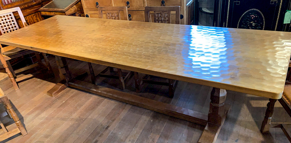 Mouseman Dining Table 9 Foot long