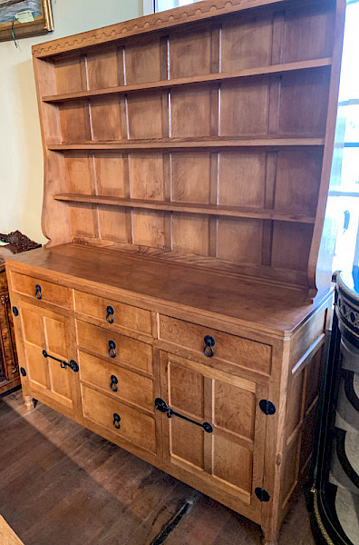 A Mouseman 5 foot Dresser
