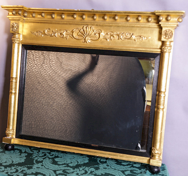 A Regency period Over Mantle mirror small