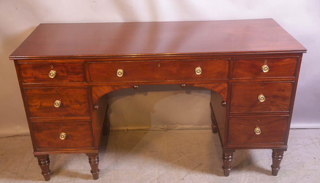 A 19th century Kneehole Desk